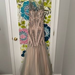 Beaded prom dress